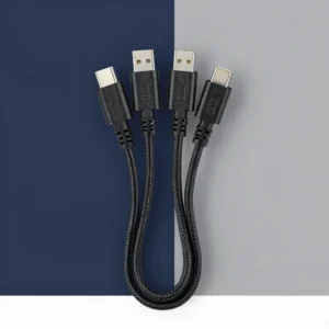 كابلات USB-C مضفرة مقواة (حزمة 20 قطعة)